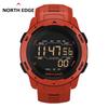 Men's Dual Time Digital Sports Watch with Pedometer