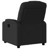 Vidaxl Foldable Armchair, Black, Upholstered In Fabric