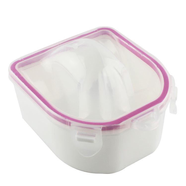 Double-Layer Insulated Hand Soak Bowl for Nail Care & Cuticle Softening