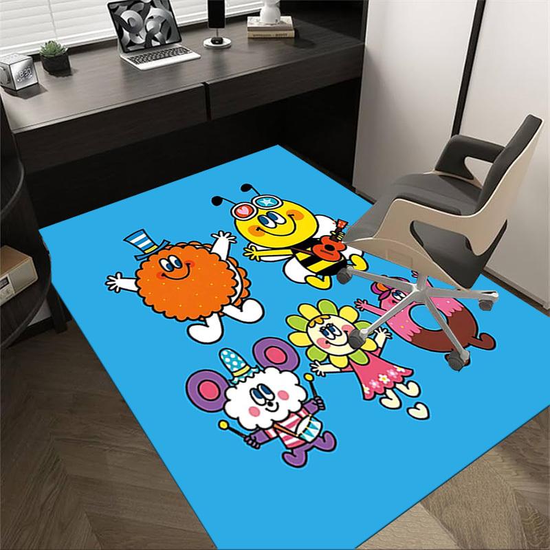 

1PC cartoon characters Non-Slip Floor Carpet Compatible for Office&Living Room&Bedroom&Dining room - Flat- Soft & Pattern, Vibrant Colors-W280 60cm by 90cm