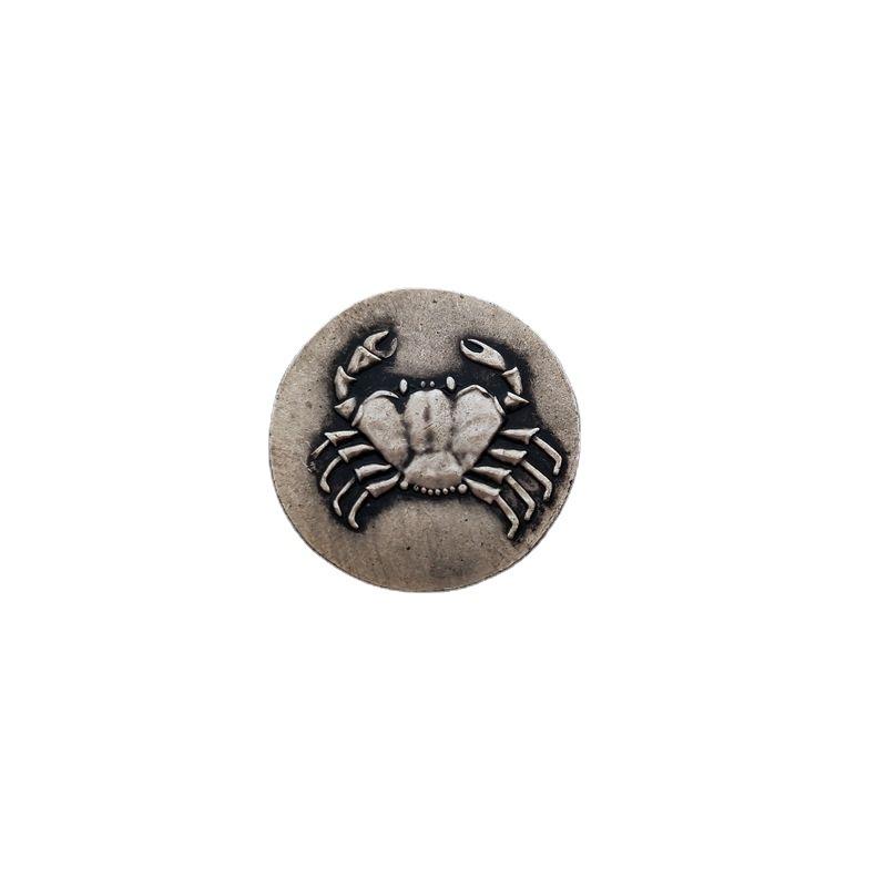 Retro Greek commemorative coins, silver dollars, brass silver plated, foreign commemorative coins, antique handicrafts