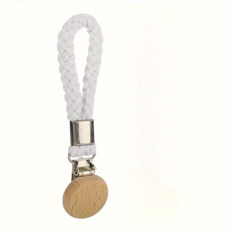 Easy Install Stainless Steel Towel Clips with Cotton Rope - Multipurpose Wall-Mounted Bathroom Home Organizer Hooks