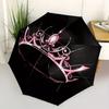 1pc Pink Royal Crown Sparkle Design Umbrella with Plastic Handle,Suitable for All Seasons Home Travel Outdoor UmbrellaM1124