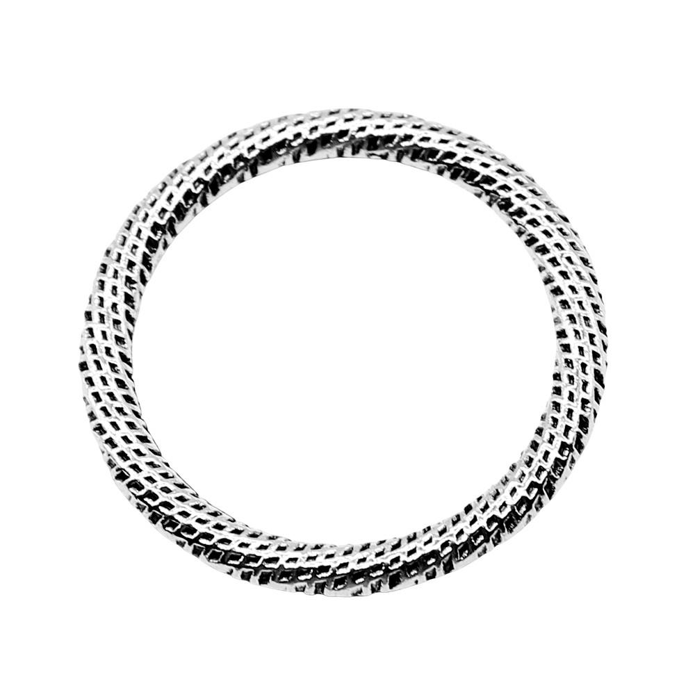 

Hammered Texture Openwork Round Connectors For Earring Making Materials A09-3pcs-29x29mm
