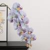 Premium 9-Head French Phalaenopsis Orchid Artificial Flower, Tactile Film, Home Decor, Vase Arrangement, Shooting Prop