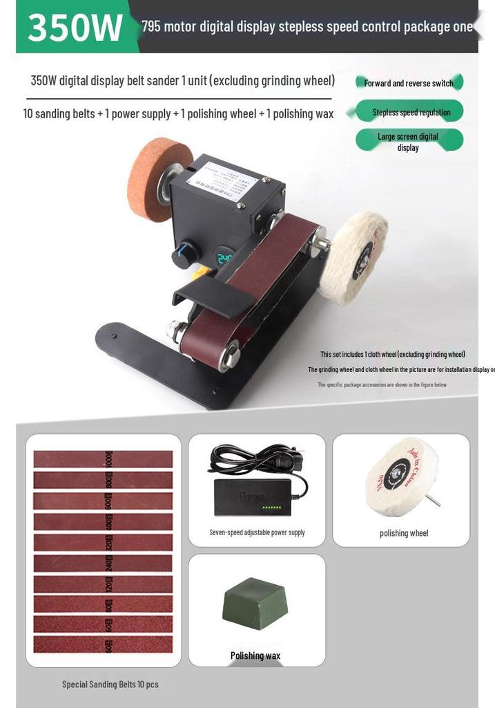 Compact Electric Knife Sharpener & Mini Belt Sander