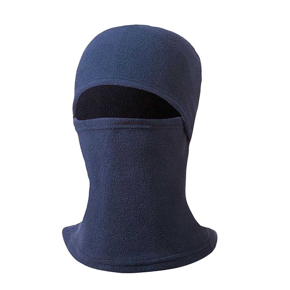 

Теплая зимняя шапка Ветрозащитная лыжная маска Шапки Модная балаклава Зима синий
