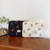 TS JYL laptop bag,INS Winter Plush Embroidery Bow iPad Sleeve Tablet Laptop Case