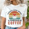 Unisexs Love Coffee Graphic Tee Coffee Lover Retro Vintage T Shirts Casual Crew Neck Short Sleeve Tshirt Trendy Unisex Clothing