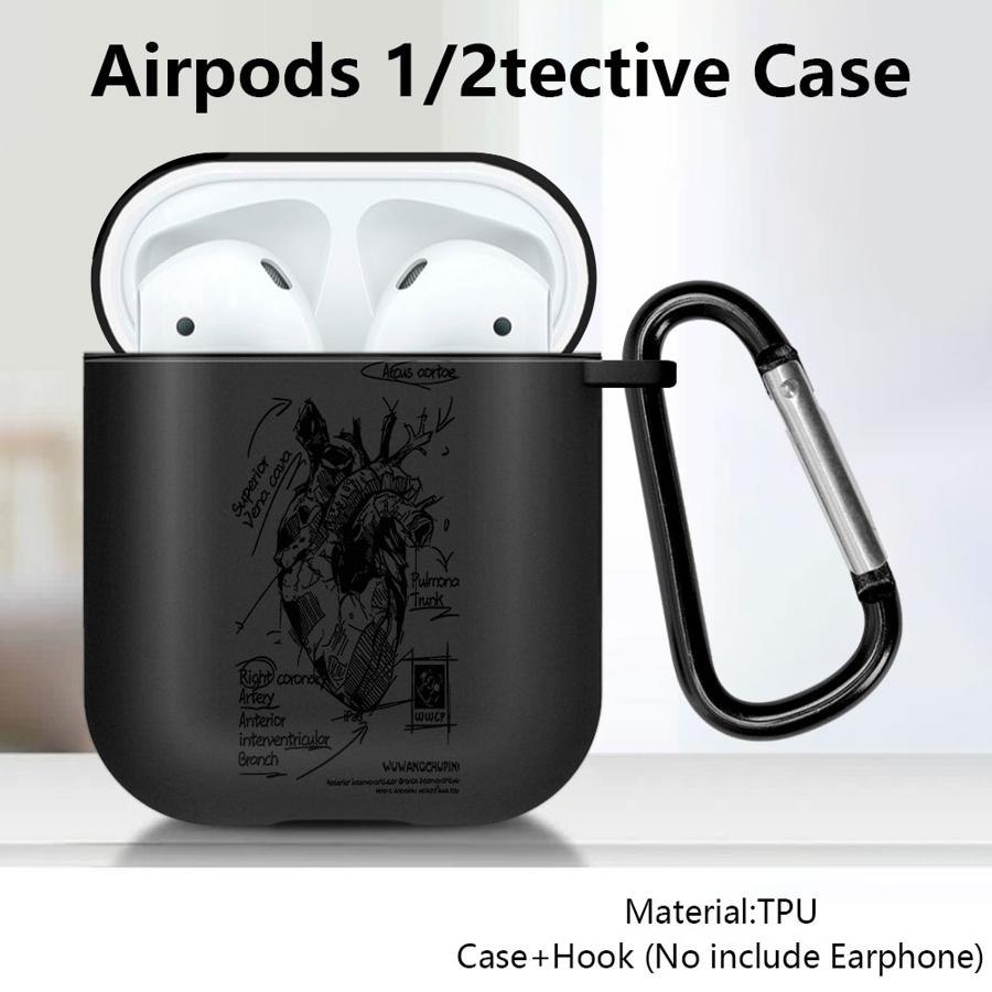 Creative Cardiovascular Model Heart Earphone Cases Cover Case For Airpods 4 3 1 Pro2 2 Pro3 Pro