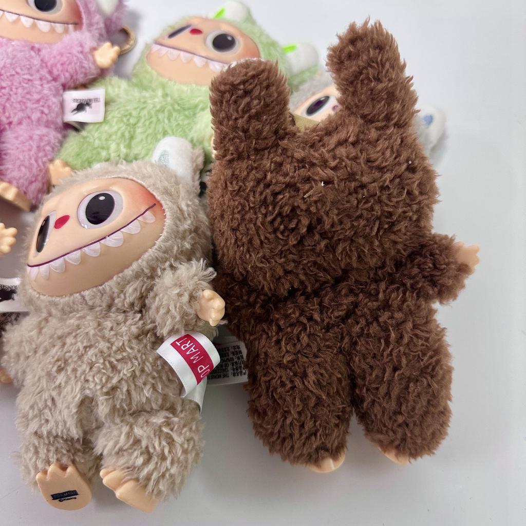 17cm Labubu Cloth Mysterious Blind Box Heart Beat Macaron Series Doll Labu Cloth Car Interior Decor Pendant Toy Gifts