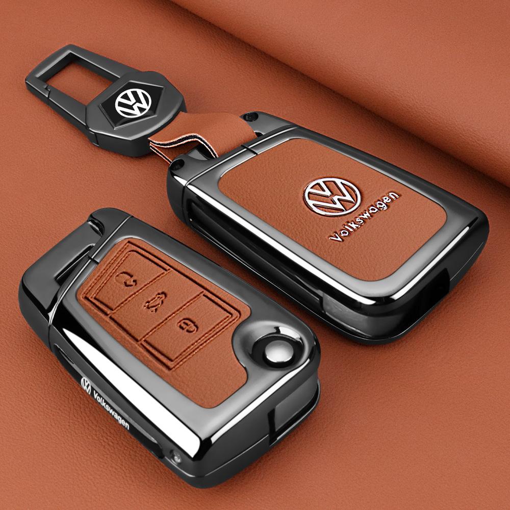 Zinc Alloy Car Remote Key Case Cover Shell For Volkswagen VW Golf 7 Sportsvan GTI MK7 PASSAT B8 JETTA Touran Auto Accessories S4H9