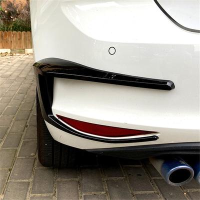 Rear Bumper Splitter Canard Fog Lamp Light Trim For VW For Golf 7 MK7 GTI R GTD 2012 2013 2014 2015