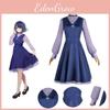 Kurokawa Akane Cosplay-Kleid für Oshi No Ko-Fans, lila Polyesterstoff