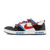 SB Alleyoop Abrasion Resistant Low Top Skateboard Shoes Men's White Black Red CJ0882-100(Team183-)