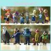 Zootopia Blind Box PVC Sammelfiguren mit niedlichem Löwen, Eichhörnchen, Fuchs, Bär für alle Altersgruppen