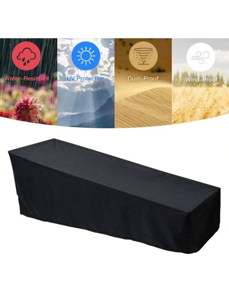 1 stk Utendørs Hage Solseng Overtrekk Solseng Overtrekk Uteplass Utendørs Lounge Stol Recliner Beskyttende deksel Møbel Vanntett deksel