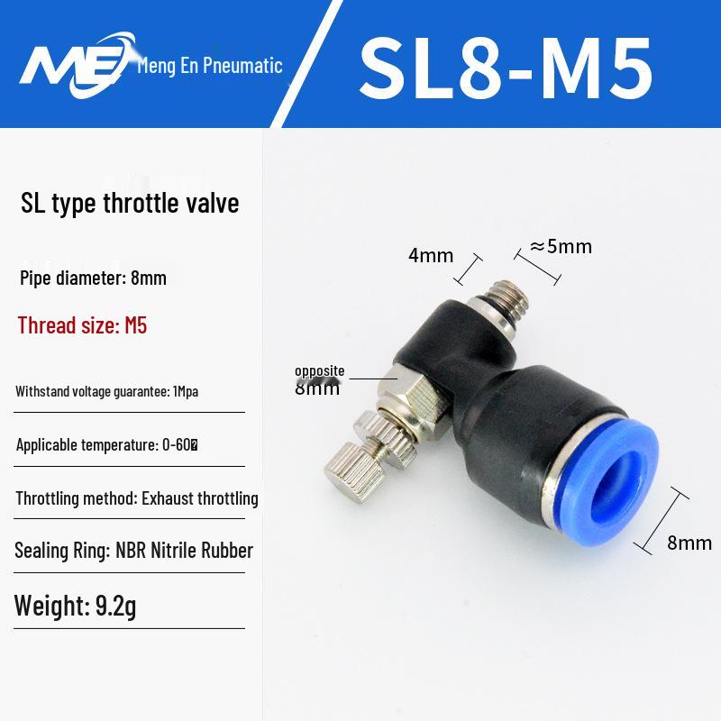 Copper Corrosion-Resistant Pneumatic Quick Connector Fitting for Air Compressors