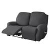 1/2/3/4 Seater Recliner Sofa Covers Elastic Relax  Armchair Cover Stretch Reclining Chair Slipcovers Furniture Protector