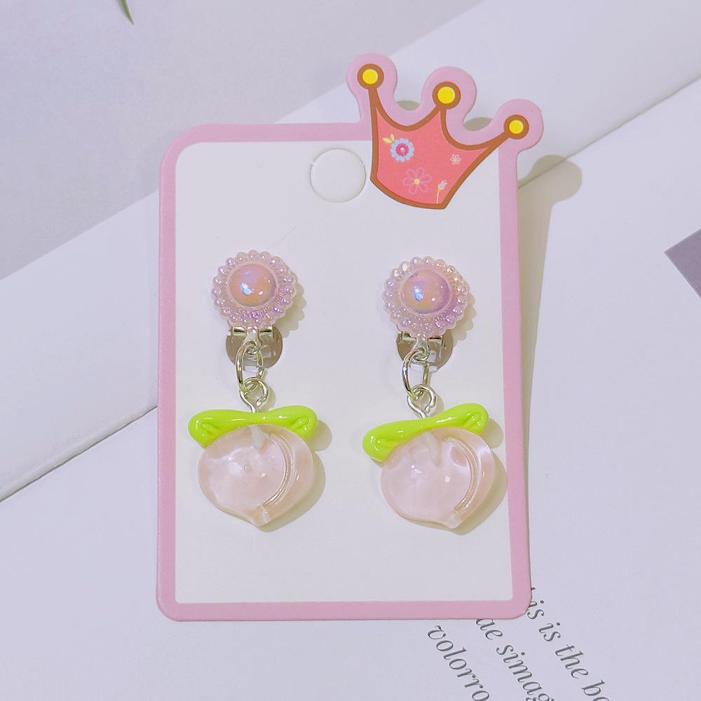 Girls' No-Pierce Fruit Earrings - Cute, Comfortable Clips & Dangles