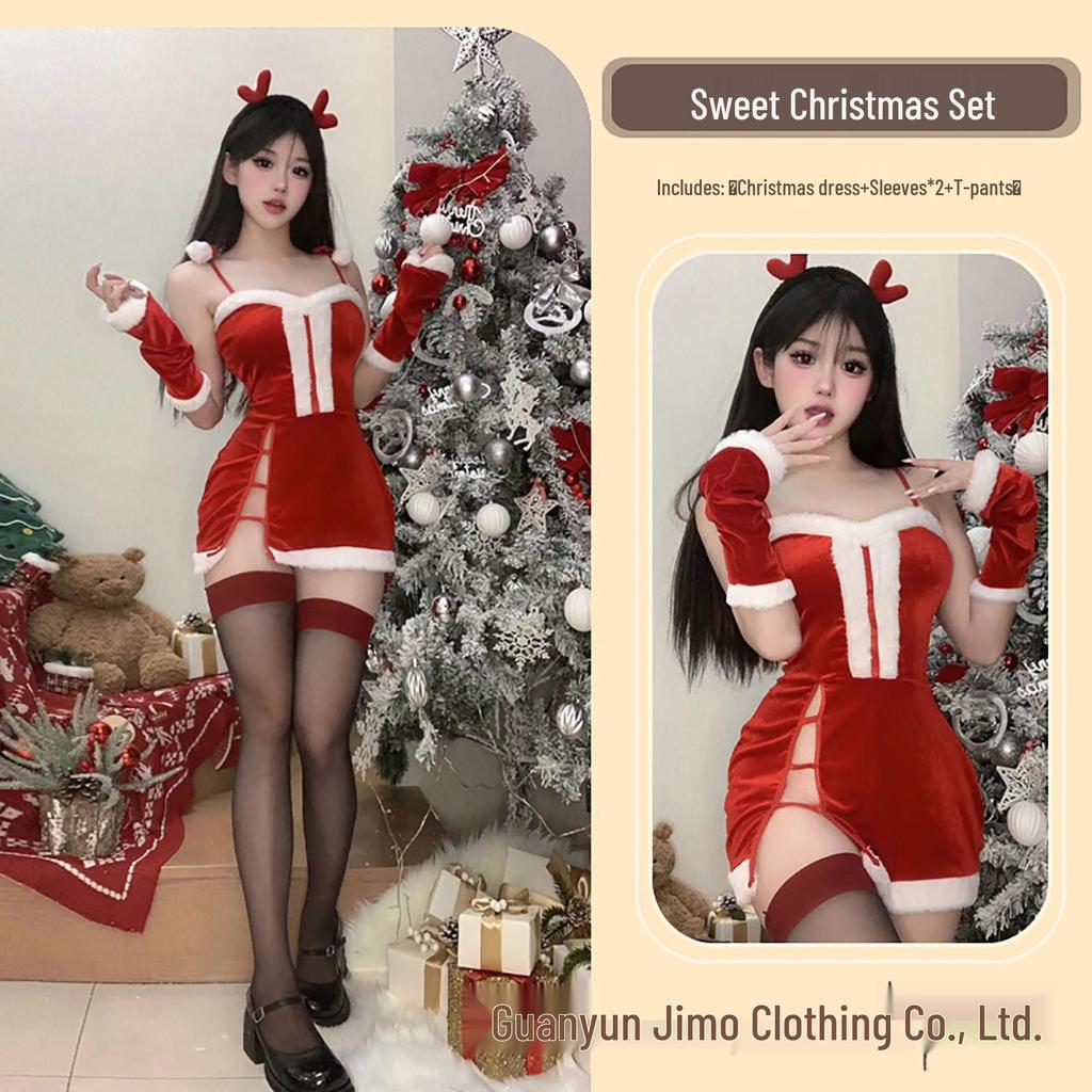 Velvet Bunny Girl Role Play Lingerie for Year-End & New Year's Eve.