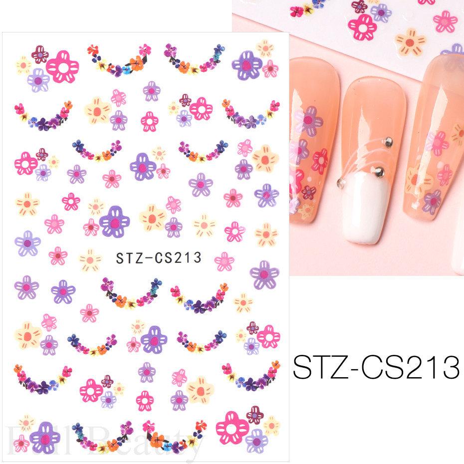 Nail Art Stickers, Cartoon Cute Pet Kitten Cat Expression Cat Paw Adhesive Nail Stickers