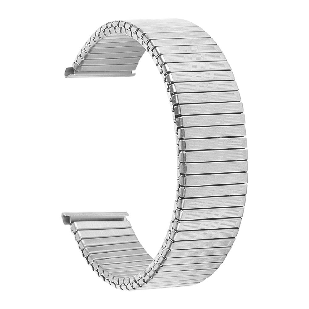 

Stainless Steel Elastic Strap 12/14/16 18mm 20mm 22mm Metal Expansion Bracelet for Xiaomi Huawei Samsung Galaxy Smart Watch Band 14mm срібний