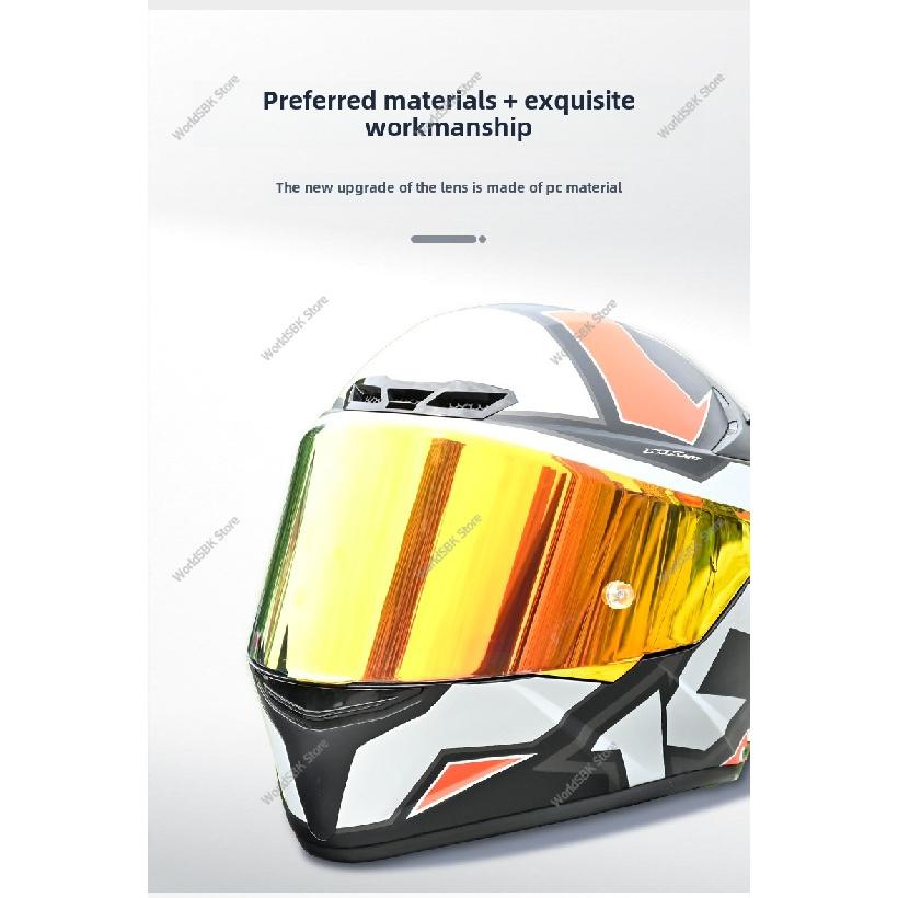 Visor For KYT TT Course Motorcycle Full Face Helmet Sun VisorSpeed Sensors 6