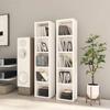 CLOUD Armoires à CD Armoire de rangement - bibliothèque 2 pcs Blanc 21x16x93,5 cm Bois d'ingénierie CHYNEW4292553
