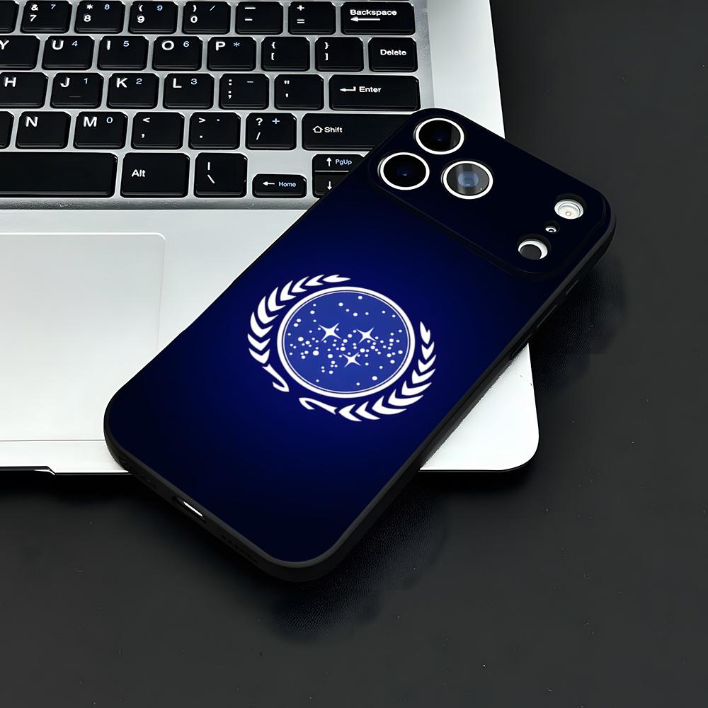S-Star T-Trek Phone Case For IPhone 17 Air 16 E Pro Max 15 14 13 Mini 12 Pro 11 Max Plus Black Soft Shell