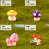 Realistic Resin Mushroom Cluster Miniature Decorative Art For Diy Gifts