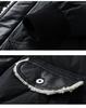 MLB & NY Co-Branded 2025 Winter Men's Down Jacket with Lamb's Wool Patchwork