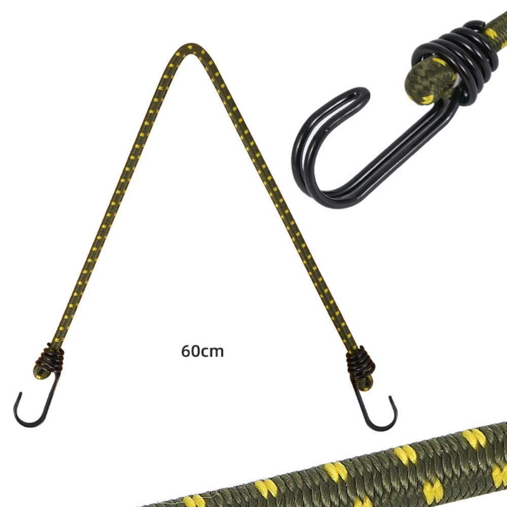 60CM Motorcycle Luggage Strap Rope Elastic Thickened Stretch Binding Rope Fixed Strap Rubber Strapping Packaging Tie