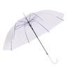 Manufacturer long handle straight rod transparent umbrella 1 1 inch 8 bone bold umbrella bone automatic umbrella business fashion gift umbrella