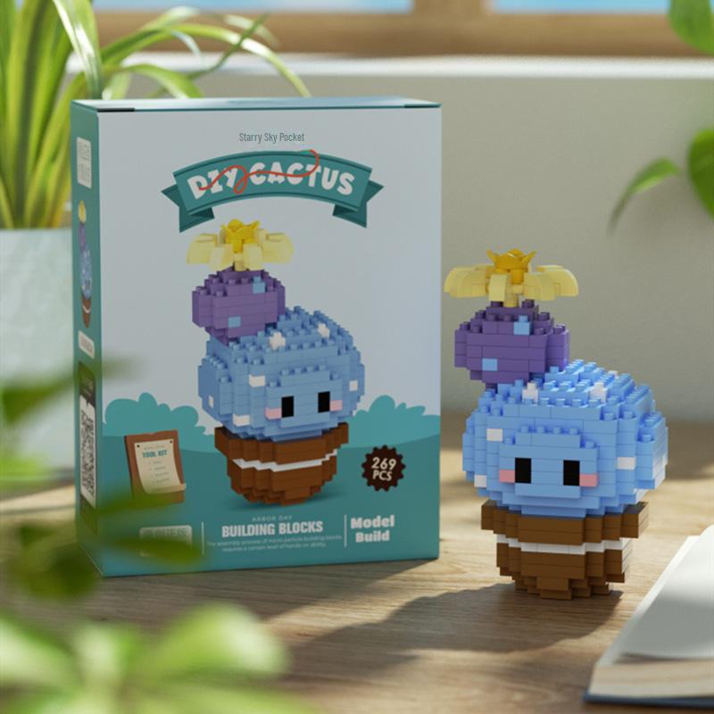 Hibiskusblüten-Bausteine – kompatibel mit Lego, lustiges Zusammenbauspielzeug für Kinder, ideal für den Valentinstag