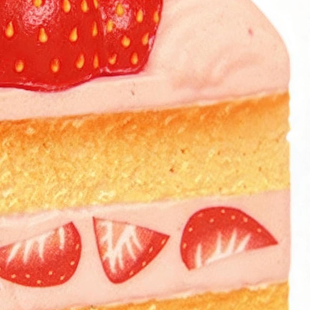 Cake Stress Toy Slow Rising Strawberry Cake Stress Reliever Hand Pinch Relaxation Toys For Kids Adults Students Office Workers