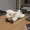 Mini Pet Little Sheep Plush Toys Stuffed Cartoon Baby Sheep Doll Cute Exquisite Standing&Lying Lifelike Animal Desktop Decor