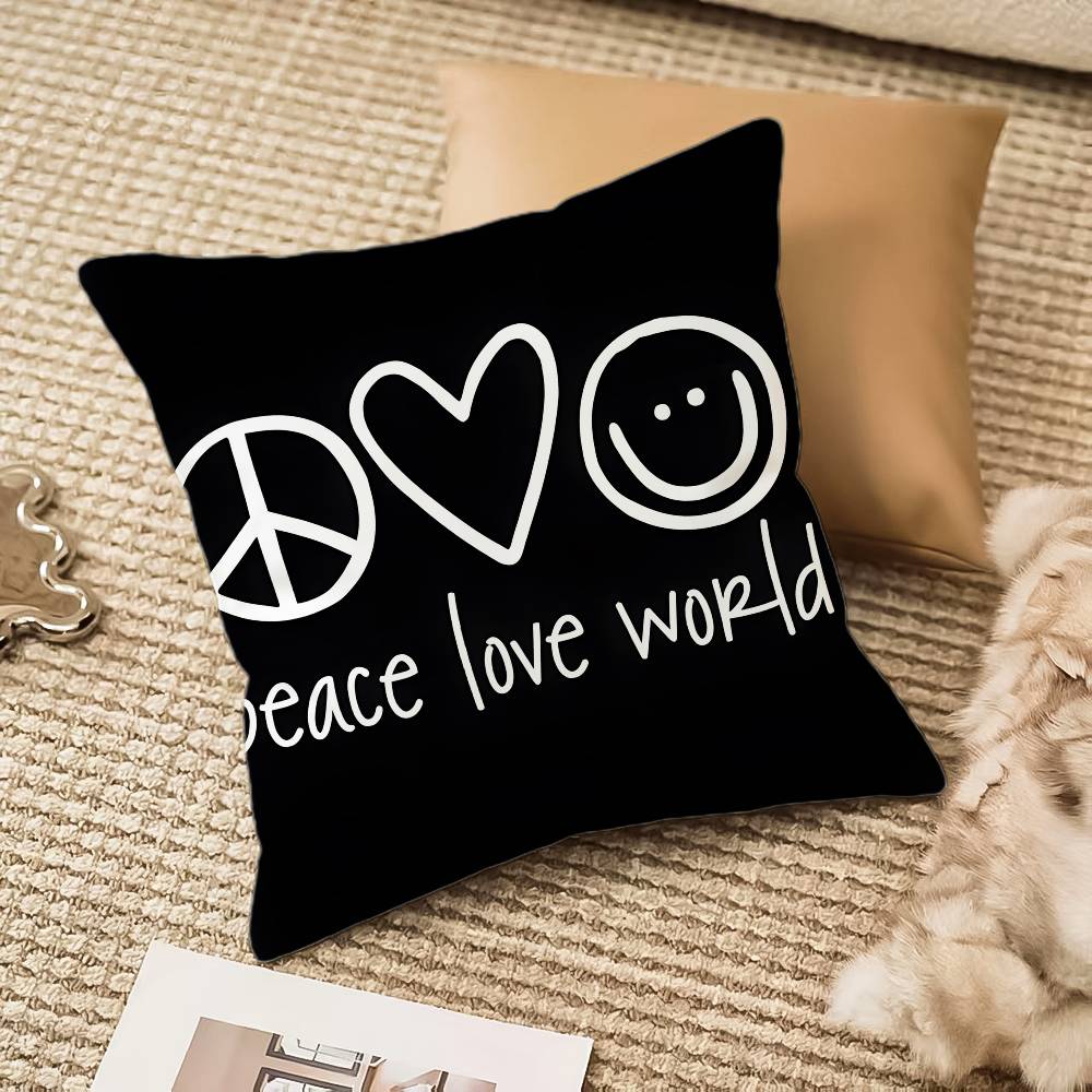 Symbol für Frieden und Hoffnung Kissenbezug Hausstaubmilbenabweisend Unsichtbarer Reißverschluss Sofa Bett