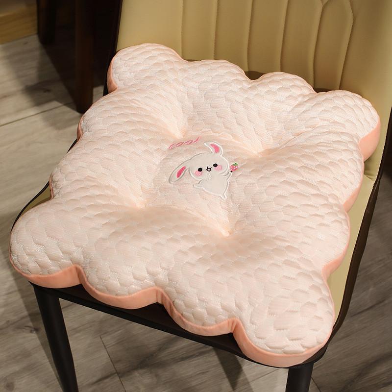Chair Toast Cartoon Cushion With Soft Plush Material For Decor Home