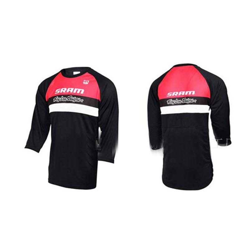 , off-road racing suit, European and American sizes, versatile and handsome, seven-quarter-sleeved T-shirt, perspiration, breathability, comfort
