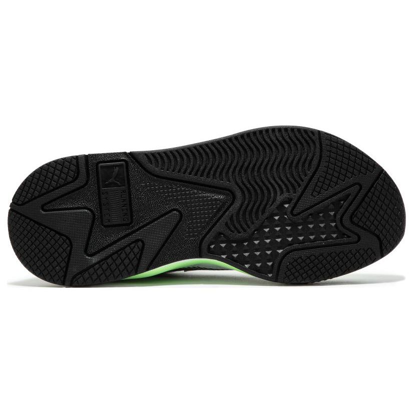 Puma Rs-X Geek Fabric Mesh Synthetic Leather Sports Comfort Low-Top Lifestyle Sneakers Unisex Sneakers White Purple Green 391174-05