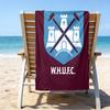 Coat Of Arms Pattern Printed Beach Towel, Super Soft Microfiber, Perfect Gift Birthday, for Pool, Beach, Travel, for family and friends