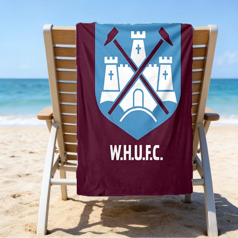 Coat Of Arms Pattern Printed Beach Towel, Super Soft Microfiber, Perfect Gift Birthday, for Pool, Beach, Travel, for family and friends