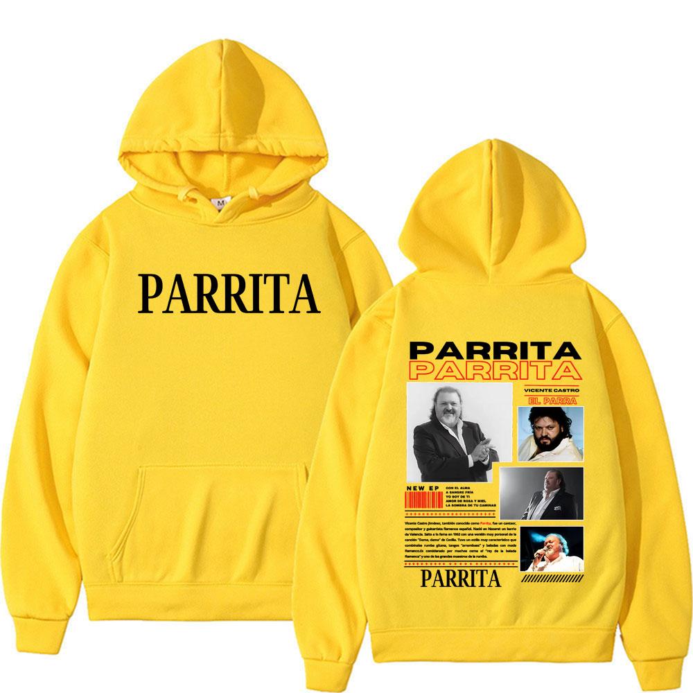 Hot Sale Limited Parrita Music Album Tour Graphic Hoodie Men Women Classic Oversized Comfort Hoodies Fashion Vintage Sweatshirts