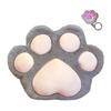 Cat Stuffed Toy, Cute Paw Cushion, Can Be Handled from the Side, Cat Goods, Storage Pocket, Fluffy Body Pillow, 25 X 32, Comes with Mini Light (Paw