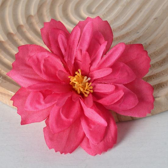 20 Pcs Fake Flowers Heads Artificial Faux Silk Flower Head Bulk for DIY Crafts Wedding Bridal Party Baby Shower Home Decoration