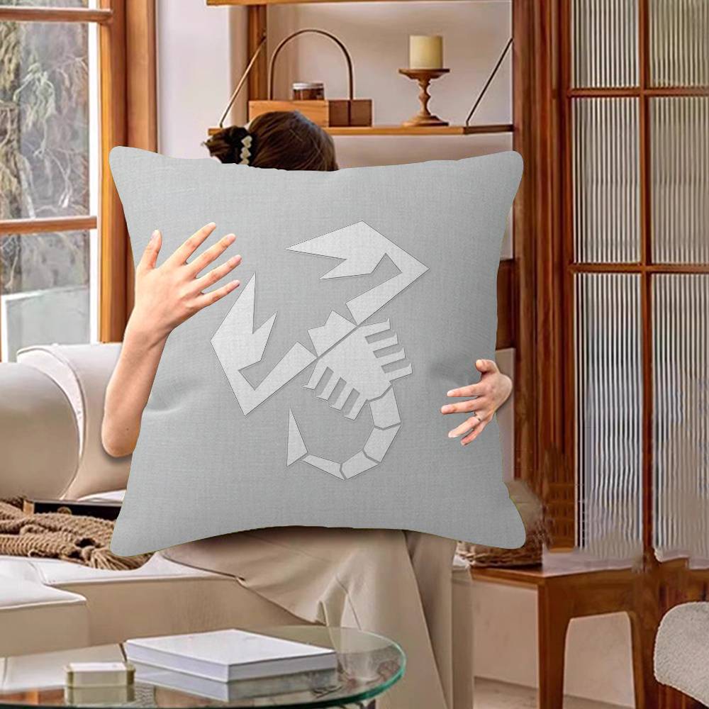 Brand A-Abarth Scorpion Cushion Cover Inches Farmhouse Decor Home Throw Pillow Covers for Couch Decorations