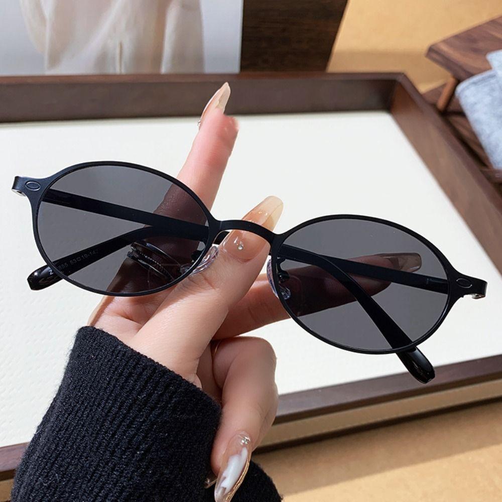New Oval Eyeglasses Retro Shades Glasses Designer Oval Sun Glasses  Summer