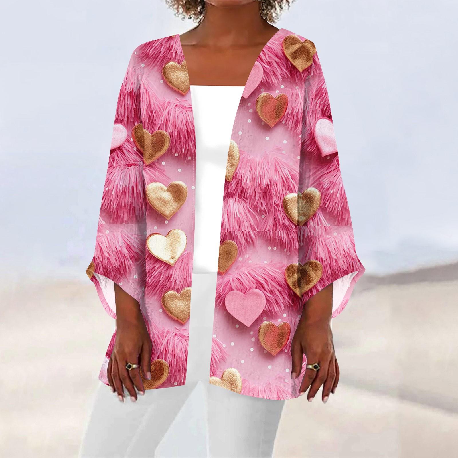 

Женская повседневная модная принтованная легкая куртка средней длины кардиган XL