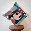 Azumanga Daioh Cushion Cover Inches Farmhouse Decor Home Throw Pillow Covers for Couch Decorations